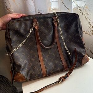 Vintage Louis Vuitton Monogram Briefcase Porte-Document Style
